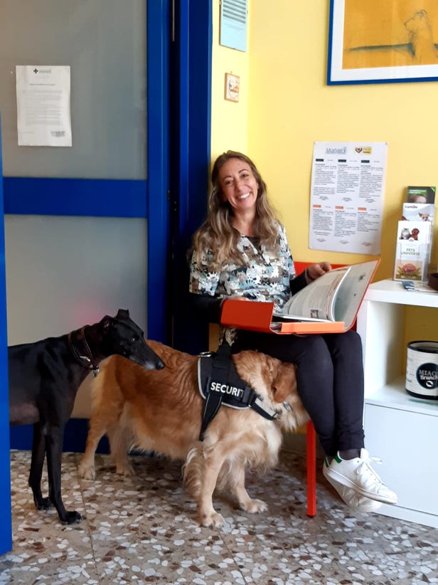 Foto Marina con cani